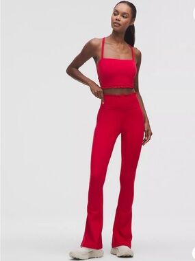 LULULEMON *NWT* NULU RUFFLE TRIM FLARE PANT